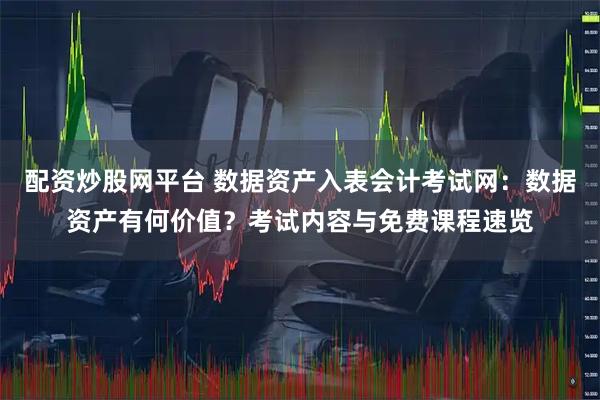 配资炒股网平台 数据资产入表会计考试网：数据资产有何价值？考试内容与免费课程速览